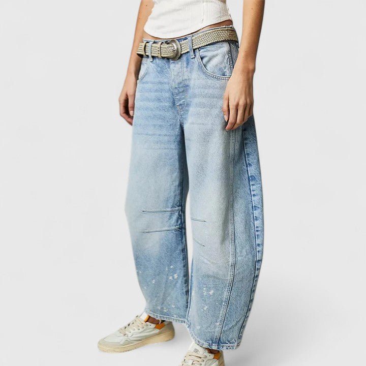 RAIN | Wide-leg pants with relaxed fit