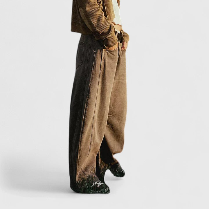 RAIN | Wide-leg pants with relaxed fit