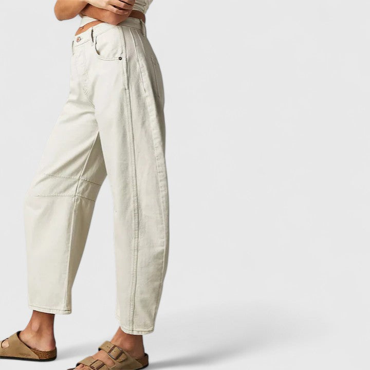 RAIN | Wide-leg pants with relaxed fit