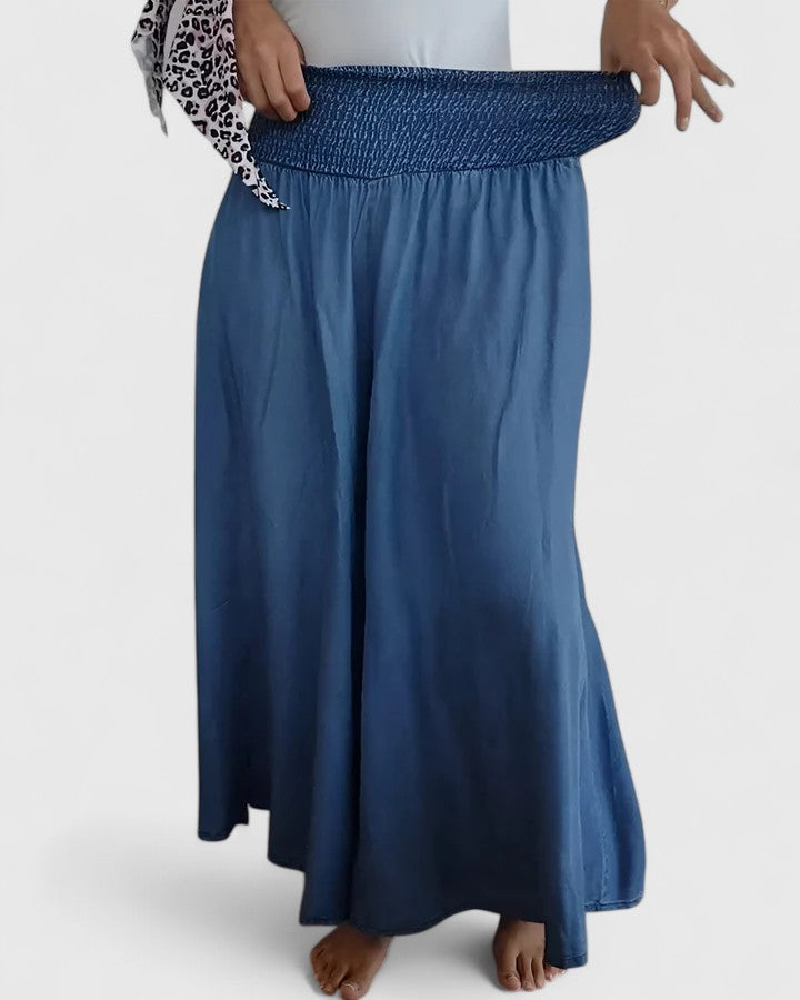 ELONA | Relaxed pants with stretch waistband
