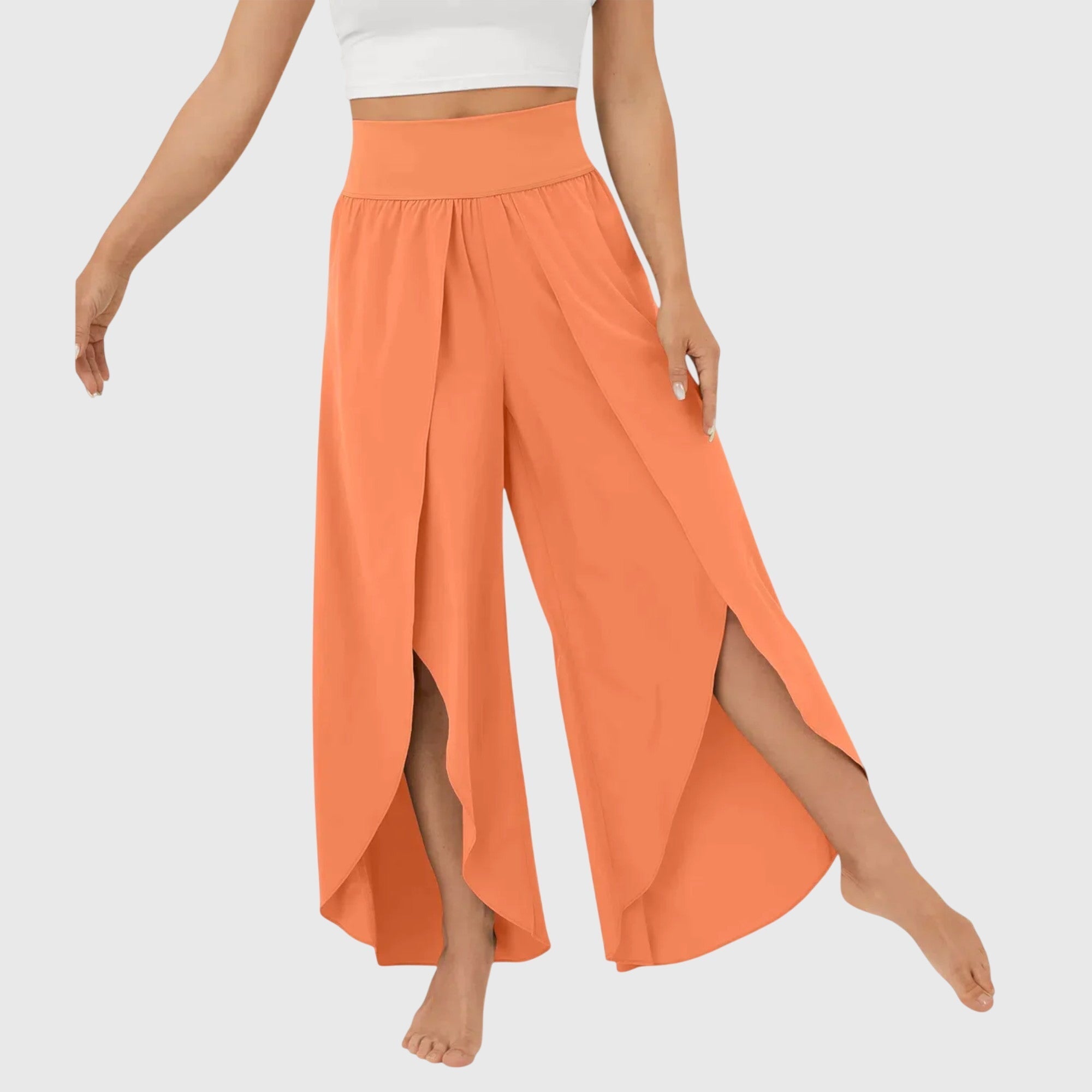 SKYLAR | Relaxed wide-leg pants with built-in shorts