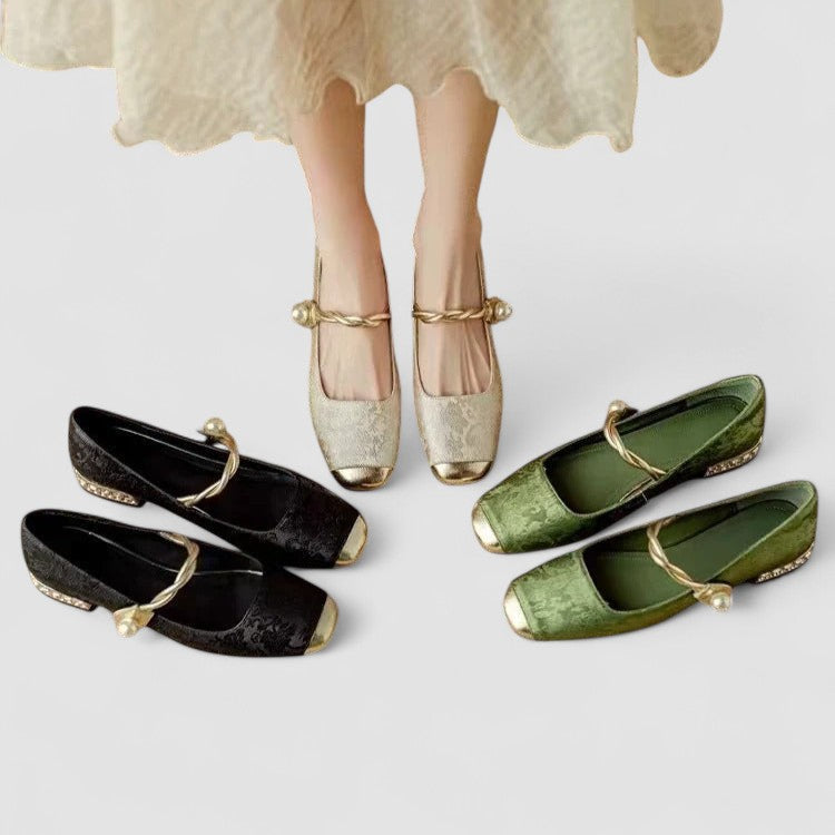 CHRYSTAHH | Mary Jane shoes with block heel