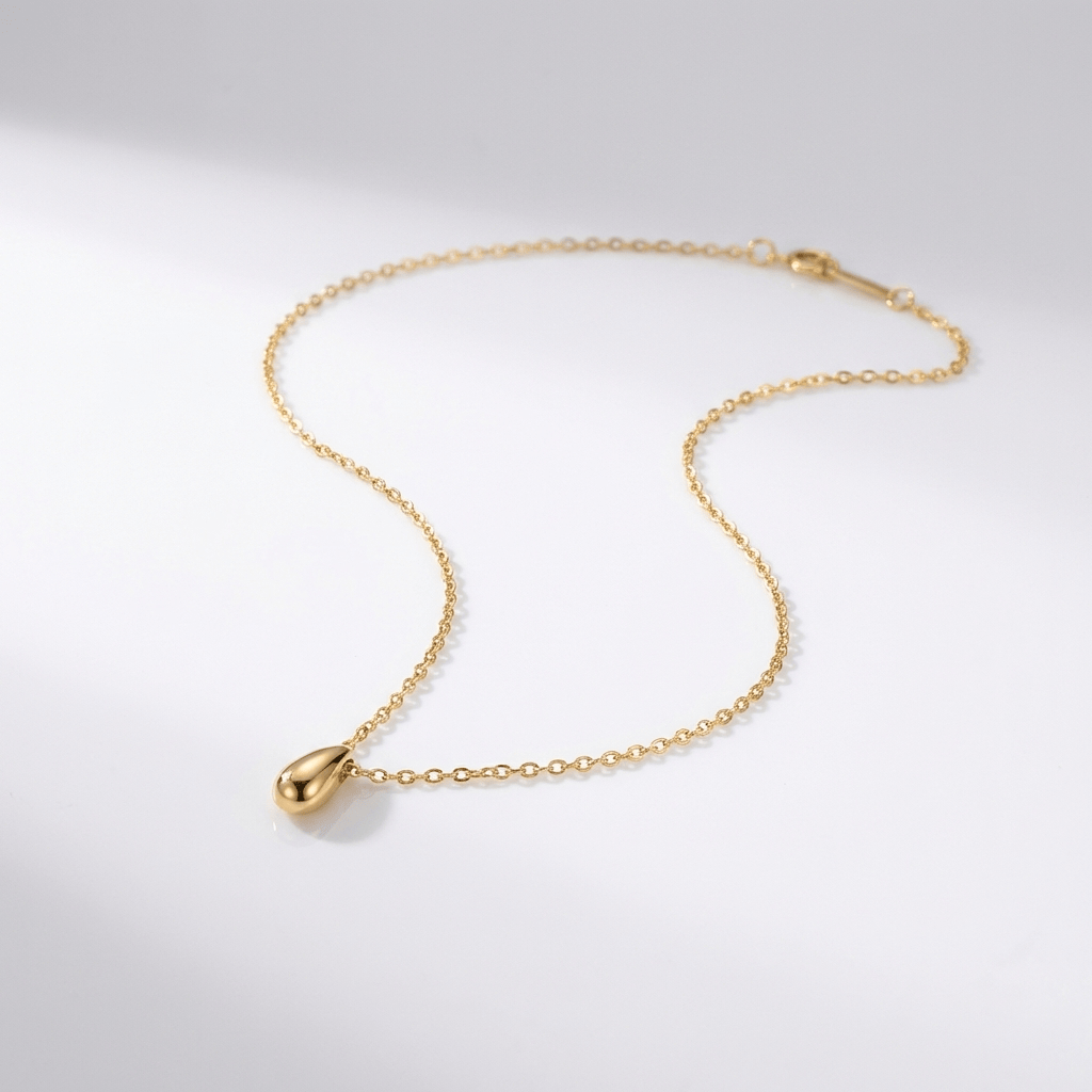 EDEN | Teardrop pendant necklace in 925 silver
