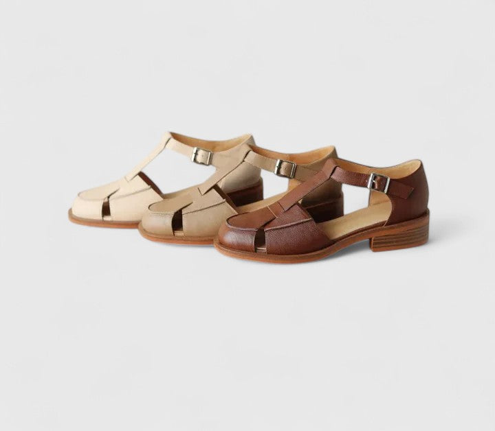 THALINA | Mary Jane sandals with ankle strap