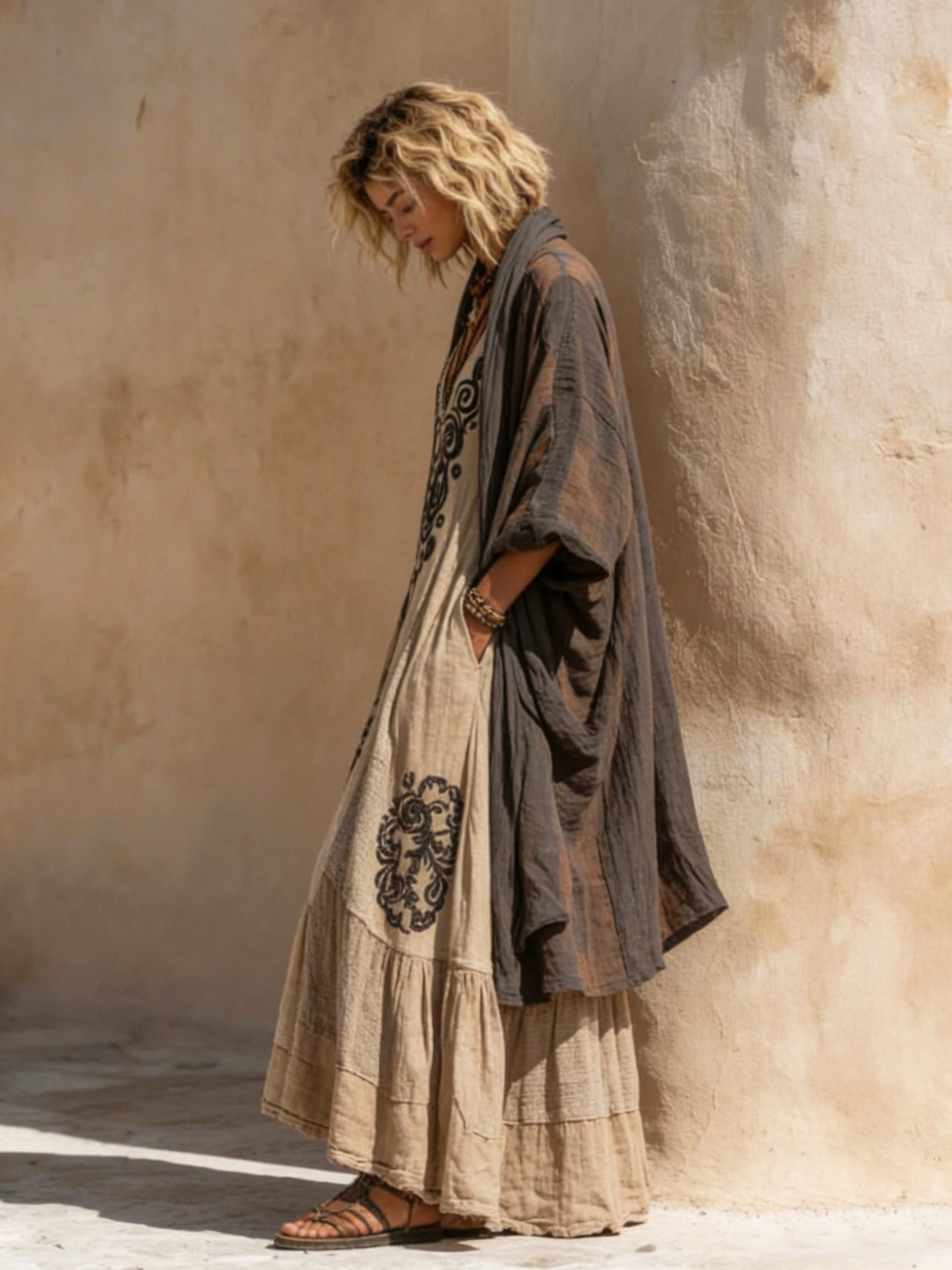 INDIE | Relaxed two-piece set with wide-leg pants