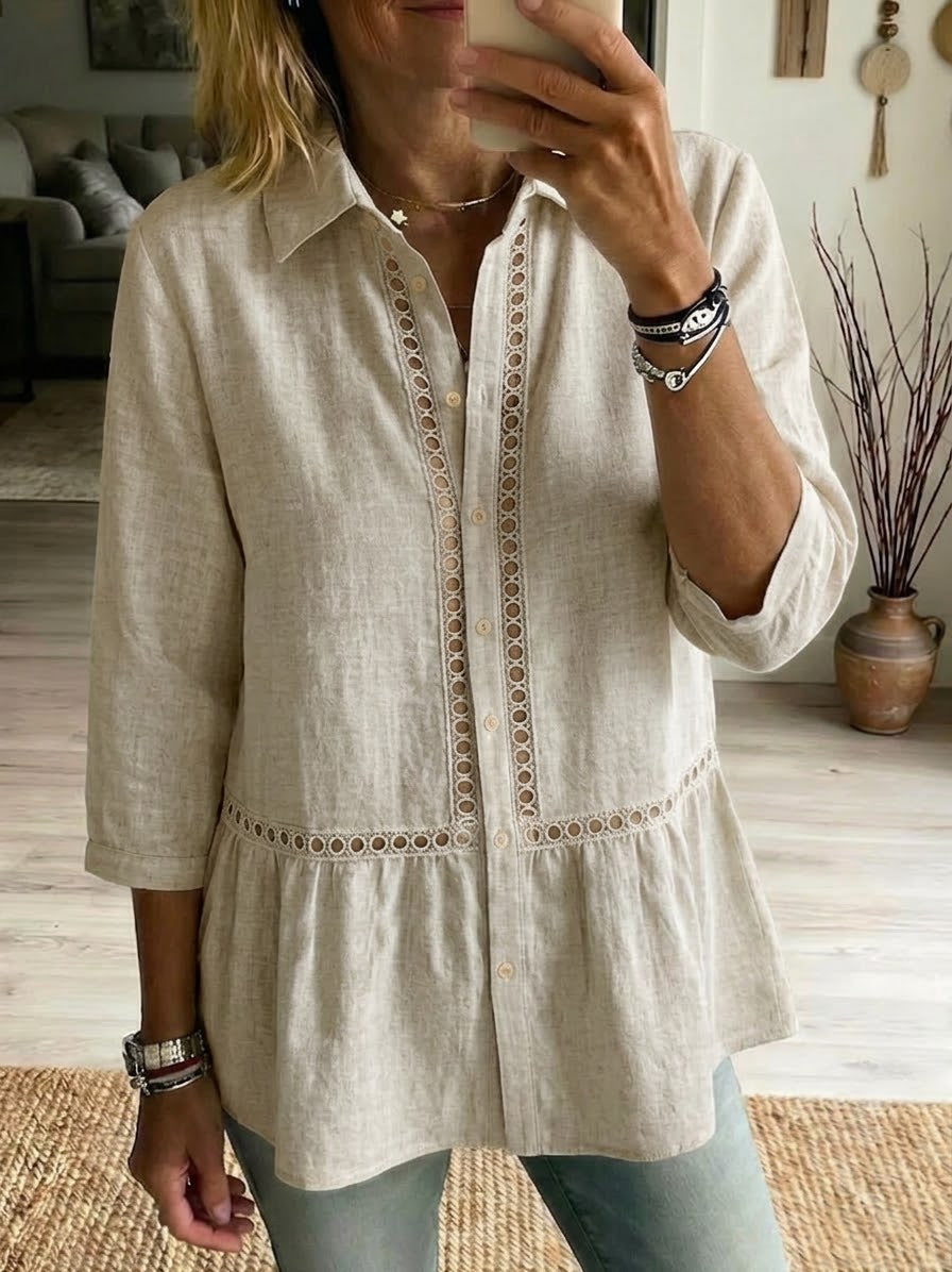 FRANKIE | Patchwork shirt for weekend and brunch