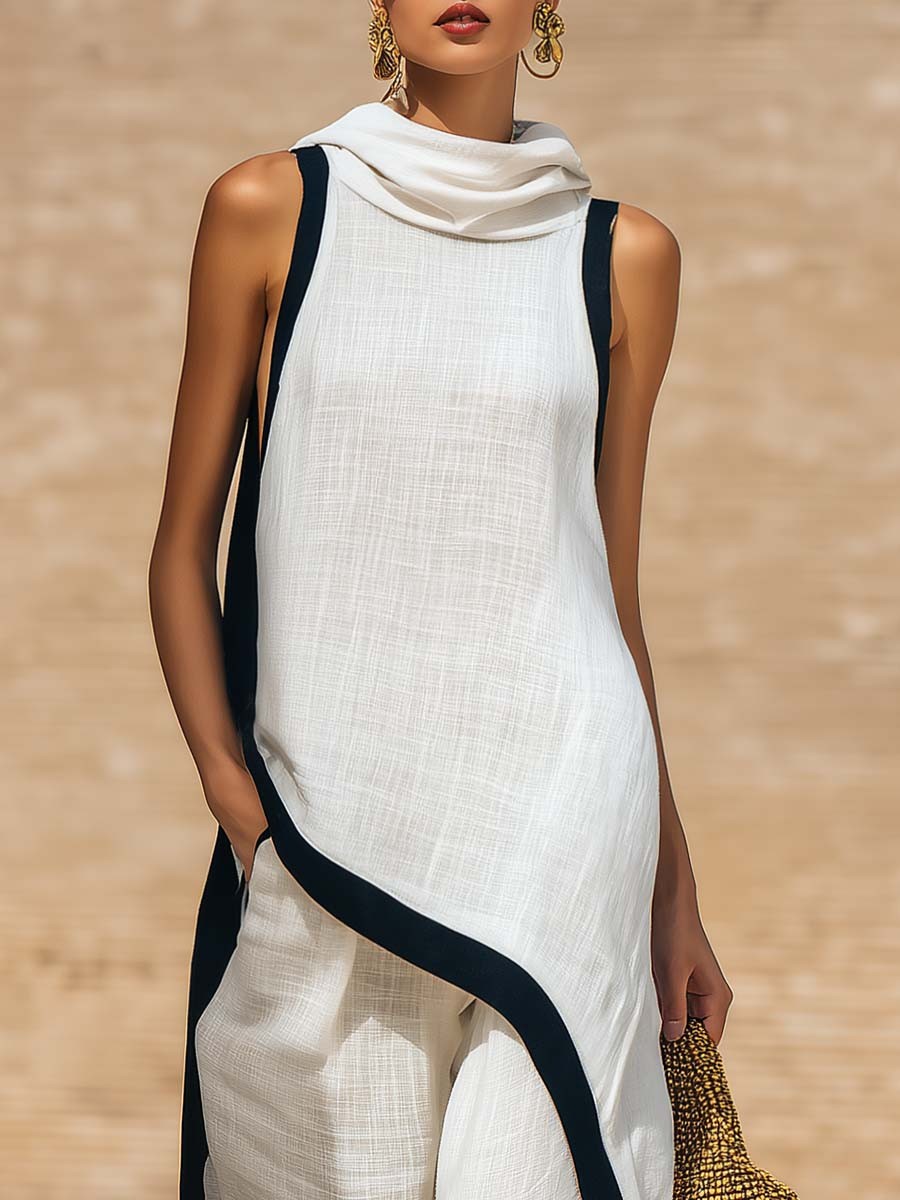 EDEN | Relaxed two-piece with wide-cut pants