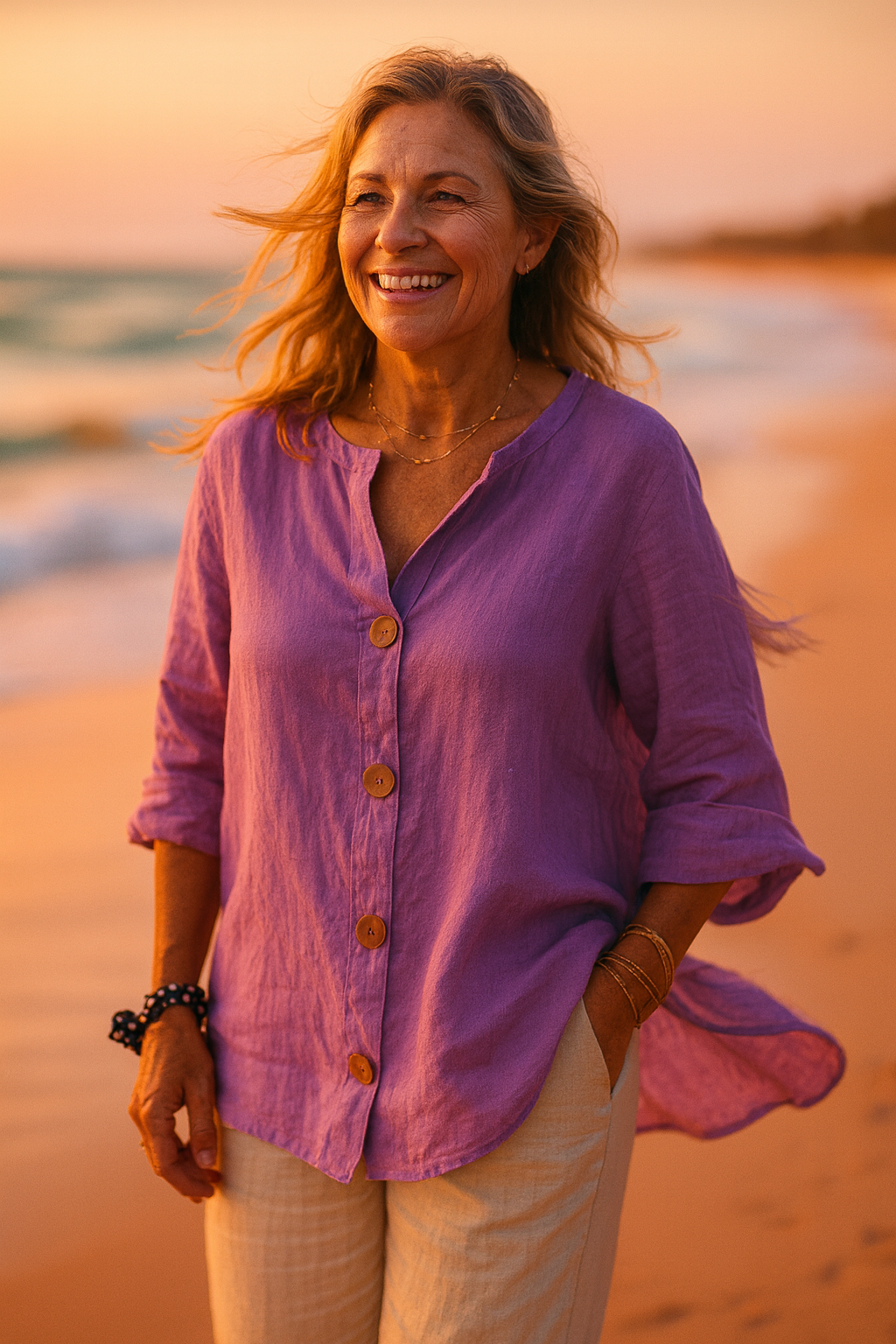 CLARA | Blouse with relaxed casual fit