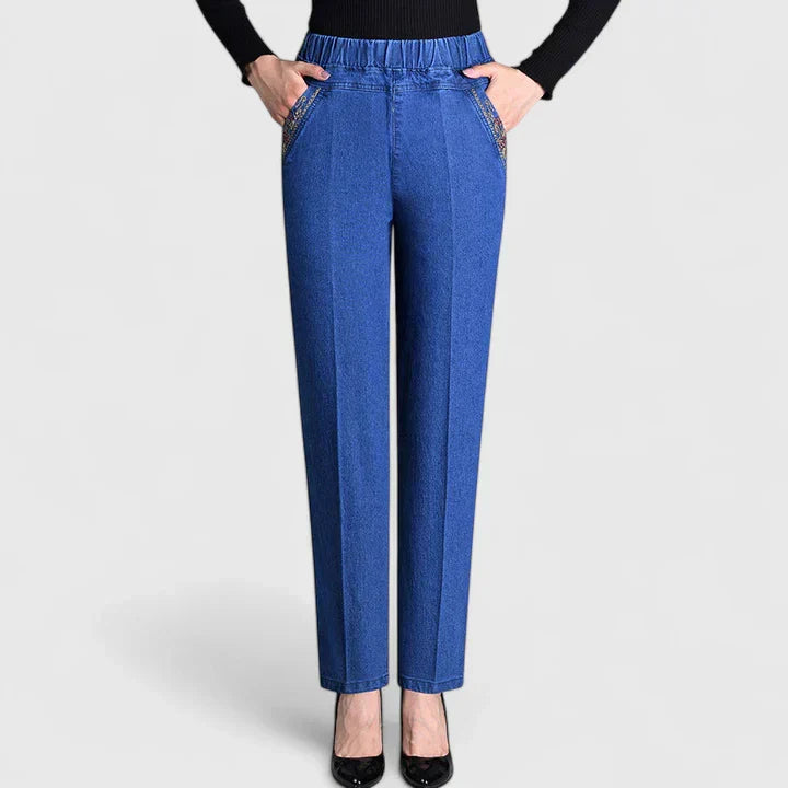 FLORALYSSA | Everyday pants with elastic waist