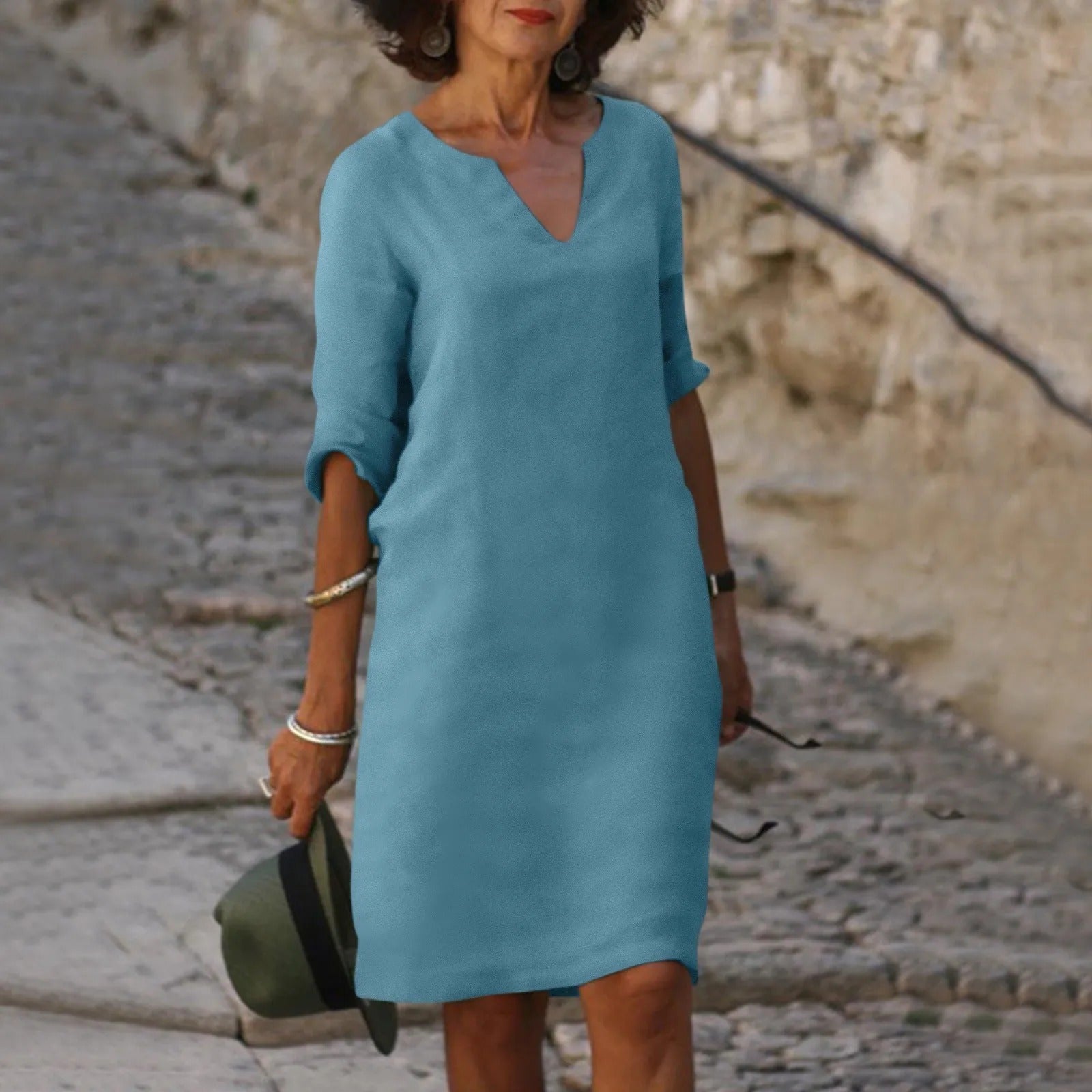 ELENA | Soft-fabric A-line summer dress