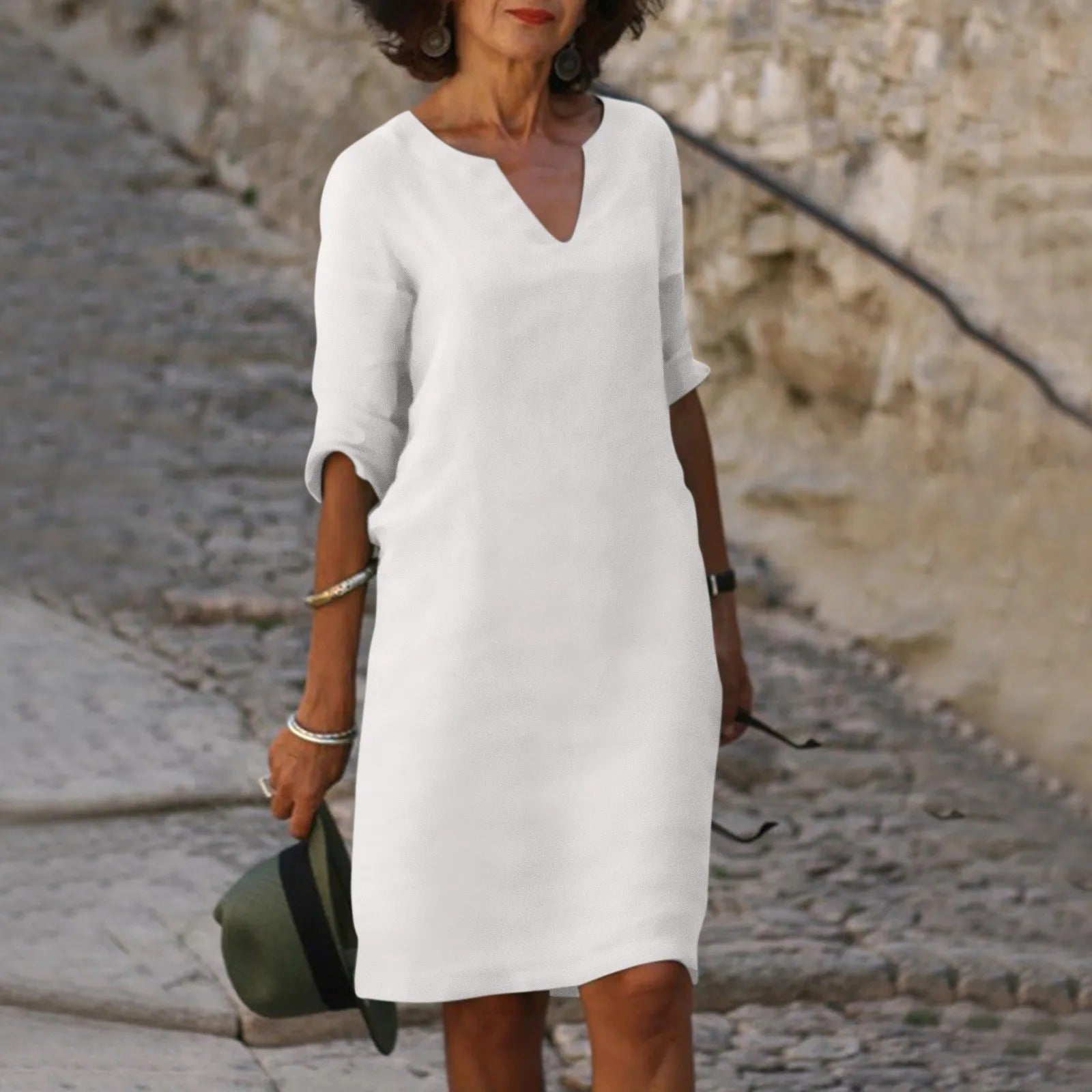 ELENA | Soft-fabric A-line summer dress