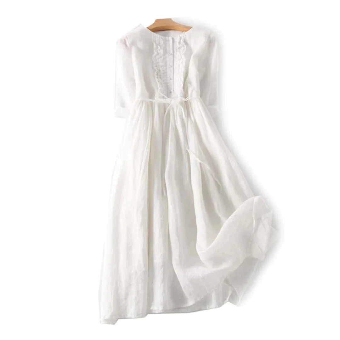 NADÈGE | Sleeveless maxi dress with flowing silhouette