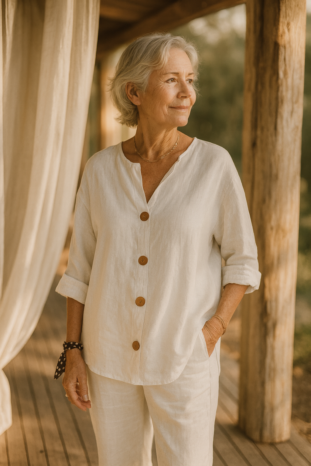 CLARA | Blouse with relaxed casual fit